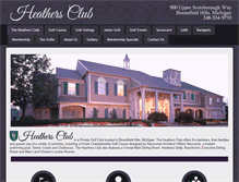 Tablet Screenshot of heathersclub.com